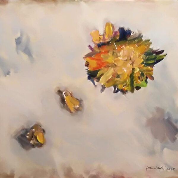Le stelle sono tante - acrilici su compensato - cm 50x40 - anno 2018